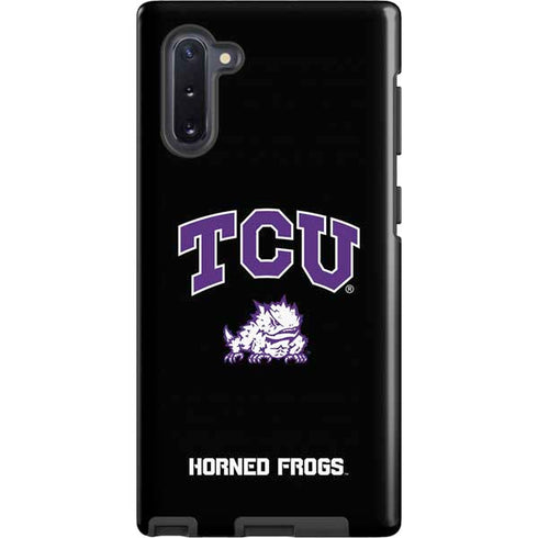 Texas Christian University TCU Horned Frogs Logo Galaxy Cases